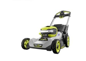 40v hp brushless 21 in. cordless battery walk behind dual-blade self-propelled mower with (2) 6.0 ah batteries & charger