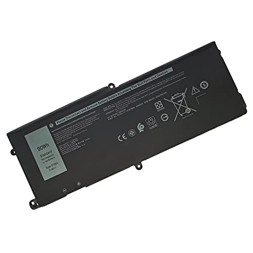 DT9XG 07PWKV 11.4V 90Wh Laptop Battery Replacement for Dell Alienware Area-51m R1 R2 D1968W D1968B D1969PW D1733B Series