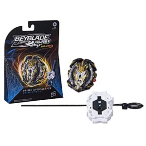 beyblade burst pro series prime apocalypse spinning top starter pack - attack type battling game top with launcher toy