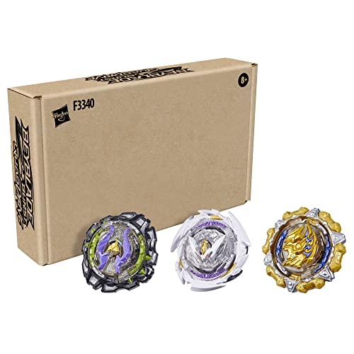 BEYBLADE Burst QuadDrive Quantum Pulse 3-Pack with 3 Spinning Tops - Battling Game Top Toys for Kids Ages 8 and Up (Amazon Exclusive)