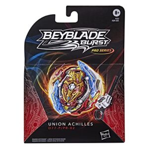 BEYBLADE Burst Pro Series Union Achilles, Spinning Top Starter Pack, Balance Type Battling Game Top with Launcher Toy