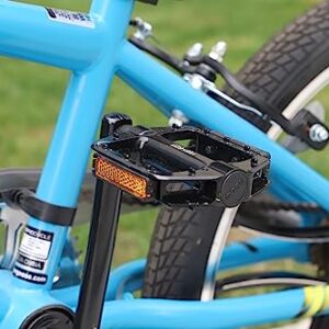 MEGHNA NECO 1/2" Bike Pedals Non-Slip Bicycle Aluminium Alloy Pedals for Kid Bike, Freestyle BMX Bike, Beach Cruiser Bike