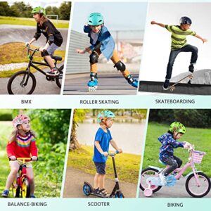 Whalezon Kids Toddler Bike Helmet Ages 3-5-8-14 Youth, Dual-Certified CPSC ASTM Skateboard Bicycle Scooter Cycling BMX Skate Helmets for Boys Girls