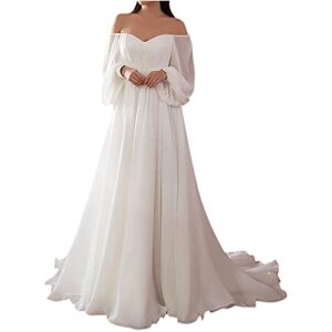 meoilce sexy bridesmaid bride dresses for women elegant wedding guest off shoulder solid color formal white maxi dress