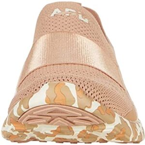 Athletic Propulsion Labs APL Women's Techloom Bliss Sneaker, Caramel/Almond/Leopard, 7