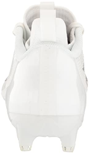 adidas Men's Adizero Scorch Football Shoe, White/Black/White, 11.5