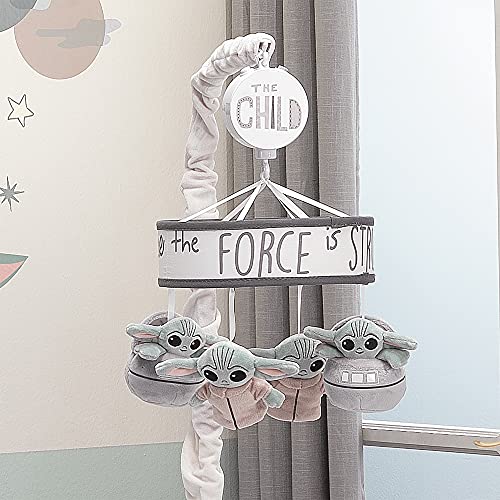 Lambs & Ivy Star Wars The Child/Baby Yoda Musical Baby Crib Mobile Soother Toy