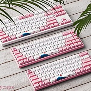 Akko World Tour Tokyo R2 185-Key Cherry Profile Dye-Sub PBT Keycaps Set for Mechanical Keyboards (English Version)