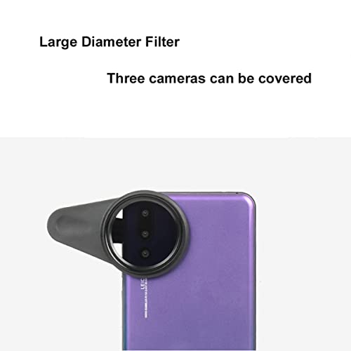 Kase 41mm Magnetic Cell Phone Lens CPL Filter Kit,Includes Circular Polarizer Filter,Soft Graduated ND1.2 Filter,Lens Clip for iPhone 14 13 12 11 8 7 XR X XS,Samsung Android Smartphone