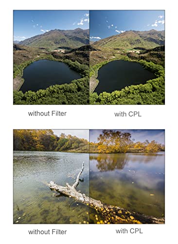 Kase 41mm Magnetic Cell Phone Lens CPL Filter Kit,Includes Circular Polarizer Filter,Soft Graduated ND1.2 Filter,Lens Clip for iPhone 14 13 12 11 8 7 XR X XS,Samsung Android Smartphone