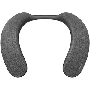 sony srs-ns7 wireless neckband speaker, 360 reality audio, hands-free calling, ipx4 splashproof, long battery, 12 hours, fast charge 10 minutes of 60 minutes, srs-ns7 hc