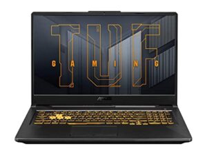 asus tuf 17.3" 144hz fhd (1920 x 1080) gaming laptop, intel tiger lake core i5-11260h (6 cores,12 threads), nvidia geforce rtx 3050 ti, backlit keyboard,windows 10, (32gb ram | 1tb pcie ssd)
