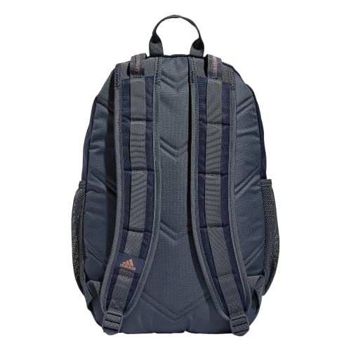 adidas Excel 6 Backpack, Shadow Navy/Onix Grey/Rose Gold, One Size