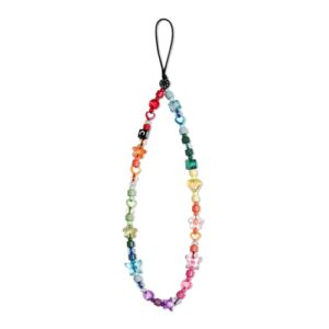 casetify phone strap charm - glossy-rainbow