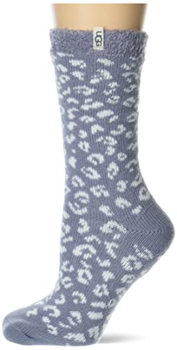 UGG Women's Josephine Fleece Lined, Cloudy Grey Leopard, One Size