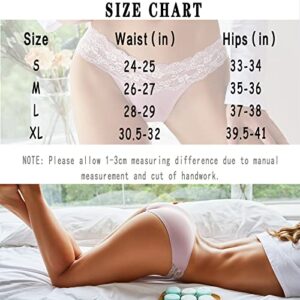 Which is Seamless Underwear for Women Sexy No Show Bikini Panties Lace Ladies High Cut Hipster Invisible Cheeky 6 Pack S-XL