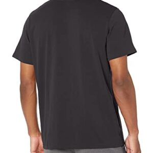 Under Armour Men's Standard Heavyweight Short Sleeve T-Shirt, (001) Black / / White, Large