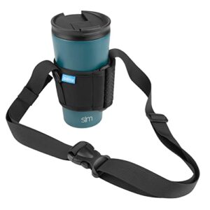 xxerciz tumbler carrier holder water bottle carrier with shoulder strap, fit for simple modern, yeti, rtic, hydro flask tumbler drink carrier with carrying handle water bottle holder for walking