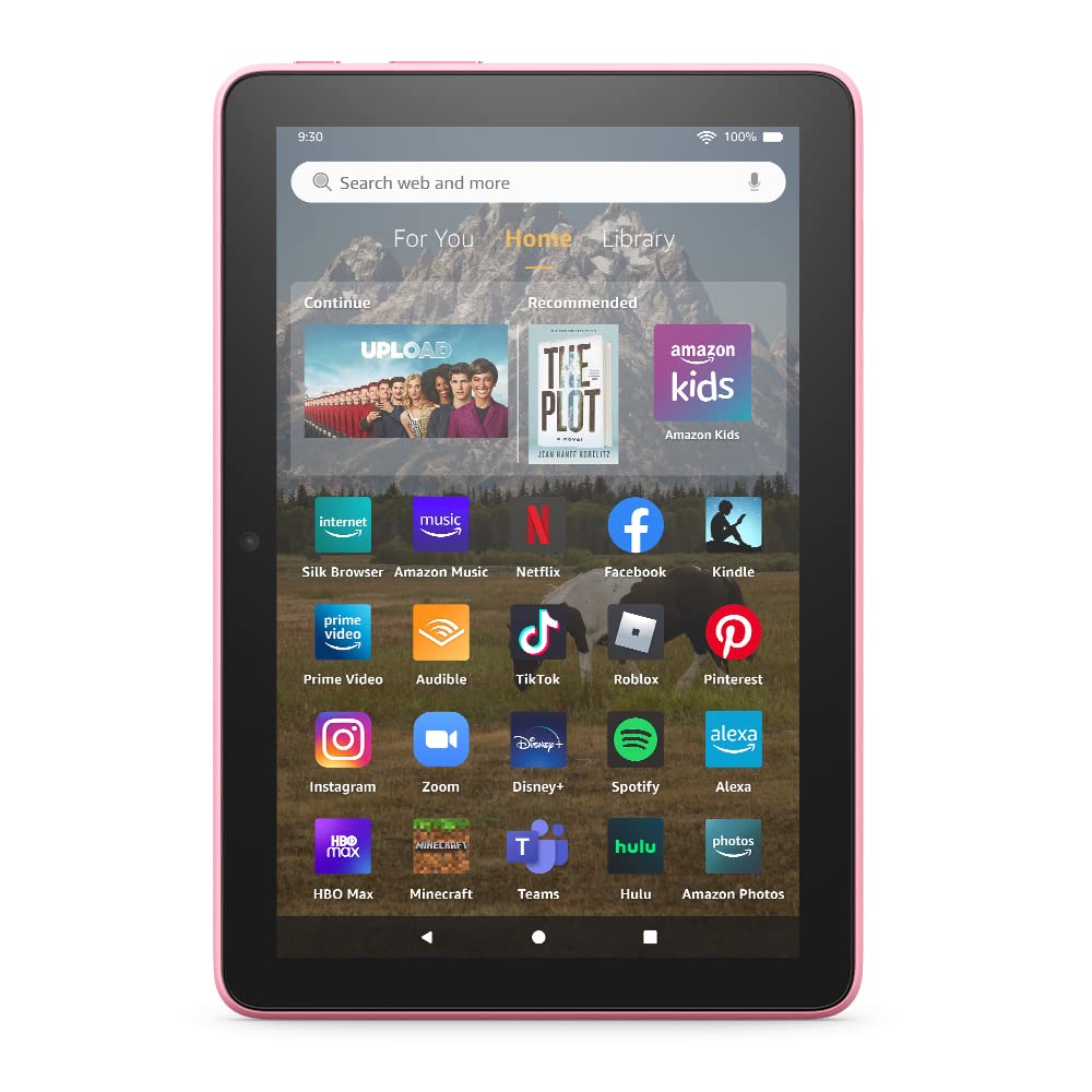 Certified Refurbished Kindle (2022 release) - Amazon Fire HD 8 tablet, 8” HD Display, 32 GB, 30% faster processor, designed for portable entertainment, (2022 release), Rose