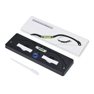 Eyebrow Mapper Aids Professional Grade Reusable Eyebrow Pencils and Measuring and Positioning Tools for Eyebrow Tattoo Work (Silver)