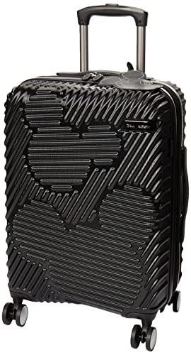 American Tourister Disney Molded Hardside Expandable Luggage with Spinner Wheels, Black, Carry-On 20-Inch