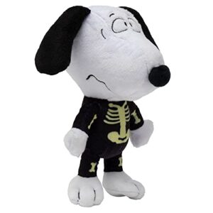 jinx official peanuts collectible plush snoopy, excellent plushie toy for toddlers & preschool, x-ray skeleton