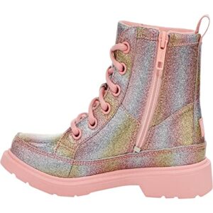 ugg girls t robley glitter fashion boot, metallic rainbow, 6 toddler