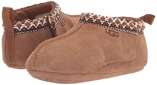 UGG Baby Tasman Beanie Slipper, Chestnut, US 2-3 Unisex Infant