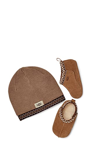 UGG Baby Tasman Beanie Slipper, Chestnut, US 2-3 Unisex Infant