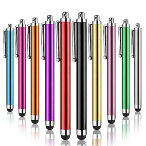 stylus pens for touch screens, abiarst high precision universal stylus for ipad iphone tablets samsung galaxy all capacitive touch screens (10-pack)