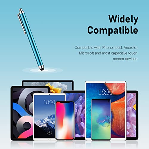 Stylus Pens for Touch Screens, Abiarst High Precision Universal Stylus for iPad iPhone Tablets Samsung Galaxy All Capacitive Touch Screens (10-Pack)