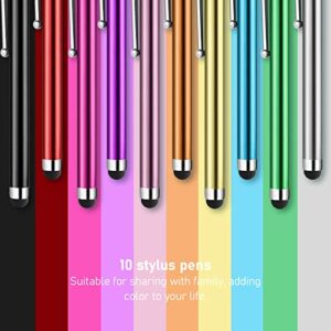 Stylus Pens for Touch Screens, Abiarst High Precision Universal Stylus for iPad iPhone Tablets Samsung Galaxy All Capacitive Touch Screens (10-Pack)