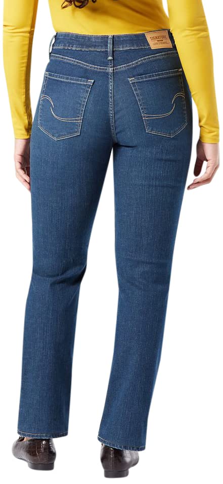 Signature by Levi Strauss & Co. Gold Women's Size Curvy Totally Shaping Straight Jeans (Available in Plus Size), (New) Jackson Square, 26 Regular