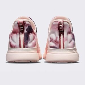 Athletic Propulsion Labs APL Women's Techloom Tracer, Creme/Burgundy/Tie Dye, 8.5