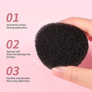 Docolor Makeup Brushes Cleaner Set, Solid Soap Cleanser with Color Removal Sponge, Brush Cleaning Mat for Makeup Brushes Cleaner Easy to Clean Blenders Brushes Shampoo Removes Shadow Color