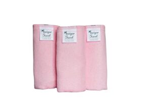 invigor bamboo washcloths the first true therapeutic - washcloth set of 3 - double sided washcloths sets - made in usa bamboo washcloths for face