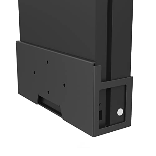 Monzlteck Wall Mount for Xbox One X (Not Fit for One Original)，All Metal Vertical Hanging On Wall with Power Botton Left/Right,Wall Shelf Bracket for X1X