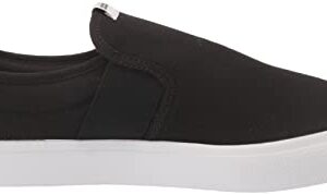 adidas Unisex Vulcraid3r Slip on Running Shoe, Core Black/Core Black/White, 10 US Men