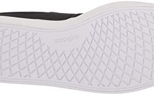 adidas Unisex Vulcraid3r Slip on Running Shoe, Core Black/Core Black/White, 10 US Men