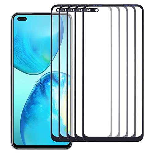 CHENYAN for Infinix Note 8 X692 5pcs Front Screen Outer Glass Lens