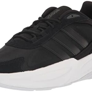 adidas Men's Ozelle Running Shoe, Black/Black/Grey, 11