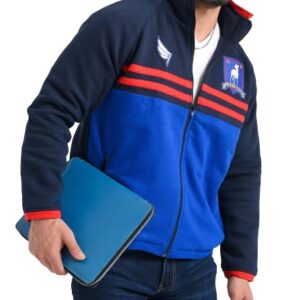 All Jackets Men Ted Lesso Jason Sudekis Brendan Hunt Blue Football Coach Track Suit Jacket (XL) (12)