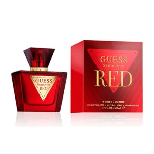 guess seductive red women/femme eau de toilette perfume spray for women, 1.7 fl. oz.