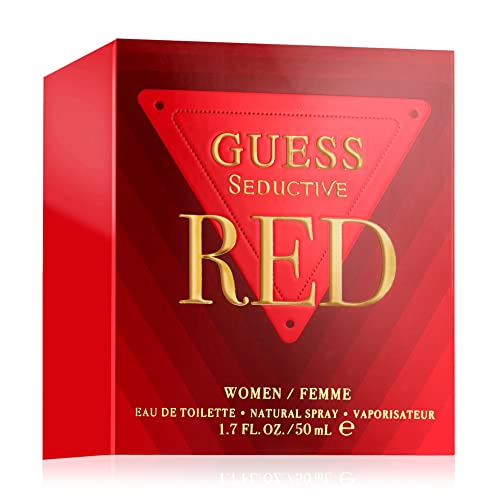 GUESS Seductive Red Women/Femme Eau de Toilette Perfume Spray For Women, 1.7 Fl. Oz.