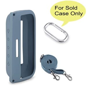 co2CREA Soft Silicone Case Replacement for Bose SoundLink Flex Bluetooth Portable Speaker (Silicone Case, Stone Blue Case)
