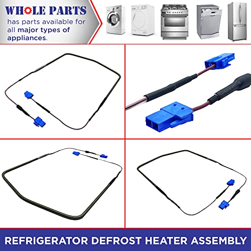 Whole Parts DA47-00244W Refrigerator Defrost Heater Assembly - Replacement and Compatible with Some Samsung Refrigerators - Non-OEM Samsung Appliance Parts & Accessories - 2 Yr Warranty