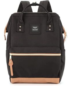 himawari laptop backpack for women&men,wide open large usb charging port 15.6 inch laptop doctor college work bag(123#-black)
