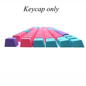 61 PBT Game keycap, 60% Backlight with Key Puller OEM Configuration American Layout, 87/104 Cherry MX Mechanical Keyboard (no Keyboard) (Ahris)