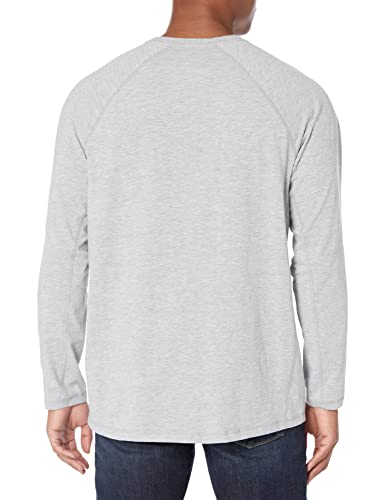 Carhartt Men's Force Relaxed Fit Midweight Long-Sleeve Pocket T-Shirt, Heather Grey, X-Large