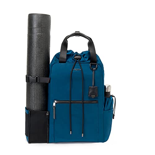 TUMI - Voyageur Fern Drawstring Backpack - Dark Turquoise/Black